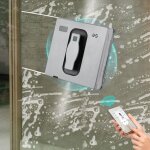 Robot lave - vitres 2, 68 pouces ultra - fin, intelligent, sans cadre, anti - chute, lave - vitres automatique ...