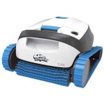 Robot de nettoyage autonome nettoyeur de fond et de parois de piscine sol et hors sol jusqu'� 10m de ...