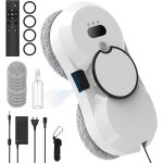 Robot nettoyeur vitre, 5600 pa d'aspiration, robot laveur de vitre automatique, systme de scurit, ...