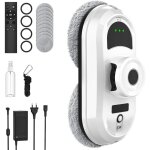 Robot nettoyeur vitres, 5600pa robot laveur de vitre automatique avec trois modes de nettoyage, navigation ...