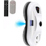 Robot nettoyeur vitres, 5600pa robot laveur de vitre avec fonction pulv�risateur trois modes de nettoyage, ...