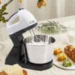 Robot p�tissier, mixeur � p�te, 1, 7 l, p�trisseur, p�trisseur, 7 vitesses r�glables, mini m�langeur ...