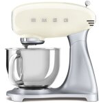 Robot ptissier multifonctions 4. 8l 800w crme - smeg - smf04creu
