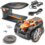 Robot tondeuse autonome 18v sans fil p�rim�trique avec station de charge et garage - max 400m�