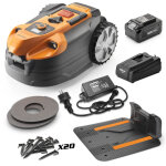 Robot tondeuse autonome 24v sans fil p�rim�trique avec station de charge - max 800m�