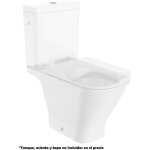 Roca - cuvette de toilette sans rebord  double sortie the gap