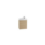 Roca - meuble unik mini 450 - meuble + lave - mains - chne textur
