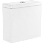 Roca - inspira - r�servoir de toilette, dualflush, alimentation par le bas � gauche, blanc a341520000 ...