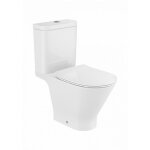 Roca - pack wc the gap round, sortie duale, cuvette sans bride et abattant double slim frein de chute ...