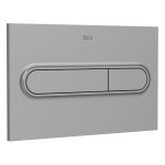 Roca - pl1 dual (une) plaque d'actionnement double encastrée couleur : gris Roca - pl1 dual (une) plaque d'actionnement double encastrée couleur : gris