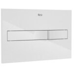 Roca - plaque d'actionnement avec double chasse d'eau pl2 dual (one) couleur : blanc Roca - plaque d'actionnement avec double chasse d'eau pl2 dual (one) couleur : blanc