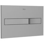 Roca - plaque d'actionnement avec double chasse d'eau pl2 dual (one) couleur : gris laqu