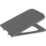 Roca - square inspira supralit� si�ge et lunette de toilette avec coussin couleur : onyx