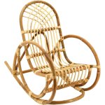 Rocking chair enfant en rotin naturel rodéo Rocking chair enfant en rotin naturel rodéo