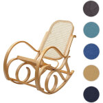 Rocking - chair fauteuil à bascule, couleur noyer, rotin Rocking - chair fauteuil à bascule, couleur noyer, rotin