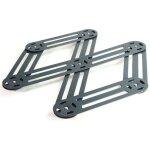 Roger orfevre - vintage dessous plat extensible gris givre