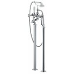 Robinet m�langeur ancien sur colonnes canterbury