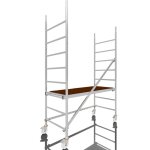 Rollfix 2. 0 300, hauteur de travail 3m, roues d'�chafaudage incluses (�125mm)