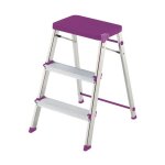 Rolser - escabeau 3 marches mauve mt3001malva