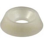 Rondelle cuvette 8x22x6 v. tf m8 nylon noir