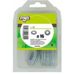 Rondelle plate large acier zingu� � 16 mm - paquet de 40 - maxiburo