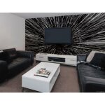 Roommates - papier peint panoramique auto - adh�sif star wars hyper espace disney - 3. 2 m x 1. 83 m