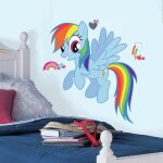 Roommates - sticker g�ant repositionnable mon petit poney arc - en - ciel 45, 7cm x 101, 6cm