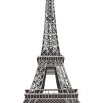 Roommates - stickers - tour eiffel - hauteur 101, 6 cm
