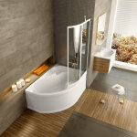 Ravak - rosa ii tablier en acrylique blanc pour baignoire, orientation droite, 170 cm (cz41200an0)