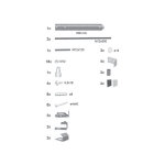 Ravak - rosa kit de montage de tablier de baignoire (b23000100n)