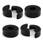 [jamais utilis�] rosace mitigeur douche 4 pi�ces, plastique cache tuyau radiateur, rosace 60 � 20 mm, ...