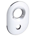 Rosace pour mitigeur de douche axor allegroh encastr� chrome hansgrohe