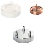 Vision - el - rosace de plafond ronde metal 3 sorties pour cable 6 mm - girard sudron 5446696 5446696 ...