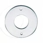 Rosace seule de gaine - cadap - inox