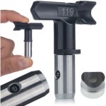 Rosfix buse de pulvérisation ultrablack 117 ? jet 5 cm, acier inox, carbure de tungstène pour acrylique ... Rosfix buse de pulvérisation ultrablack 117 ? jet 5 cm, acier inox, carbure de tungstène pour acrylique ...