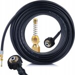 Rosfix tuyau de nettoyage canalisation 30m m22x1, 5 ? laiton, 200 bar, 60�c buse � ressort flexible compatible ...