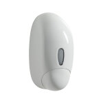 Rossignol - distributeur de savon et gel hydroalcoolique abs lensea 1l laqu blanc, valve anti - gouttes ...