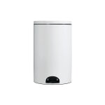 Poubelle à pédale 20l blanc rossignol 90253 Poubelle à pédale 20l blanc rossignol 90253