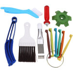 Rosvola ensemble de nettoyage d'ailerons de climatisation, peigne de climatiseur, lisseur, brosse de ...