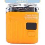 Rotary beard trimmer rasoir �lectrique, mini rasoirs pour hommes, mini tondeuse � barbe rotative electromenage ...