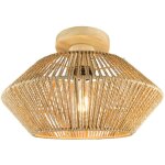 Rotin osier semi encastr� led plafond abat - jour d�coratif abat - jour pour cuisine chambre salon de ...
