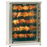 R�tissoire professionnelle � 5 broches electrique grande capacit� - 20 poulets - furnotel