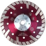 Rotofor - disque diamant pro ultra sonic - diamtre de 125 mm  230 mm - d. 230 x flasque m14 x ht. 10 ...