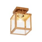 Rotterdam - plafonnier - 1 lumière - l 16 cm - naturel - rustique - éclairage extérieur - qazqa Rotterdam - plafonnier - 1 lumière - l 16 cm - naturel - rustique - éclairage extérieur - qazqa