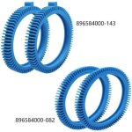 Roue arri�re pneu crant� avec ergot pour robot de piscine - compatible victor 2 / 4 roues, r300 - bleu ...
