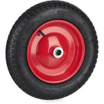 Relaxdays - roue de brouette 3. 00 - 8, pneumatique, jante en acier, charge maximale : 100 kg, avec valve, ...