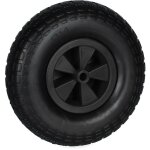 Relaxdays - roue de brouette, 4. 00 - 6, caoutchouc, jante en plastique, increvable, charge maximale ...