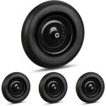 Roue de brouette 4. 80 4. 00 - 8, lot de 4, roue caoutchouc secours, 6 adaptateurs, pneu diable 100kg ...