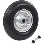 Roue de brouette avec axe pu solide 4. 00 - 8 390 mm vidaxl Roue de brouette avec axe pu solide 4. 00 - 8 390 mm vidaxl