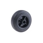 Roue de chariot pleine guitel hervieu 100mm, l. 35mm,  alsage 12mm, alsage lisse, 100kg max ( prix ...